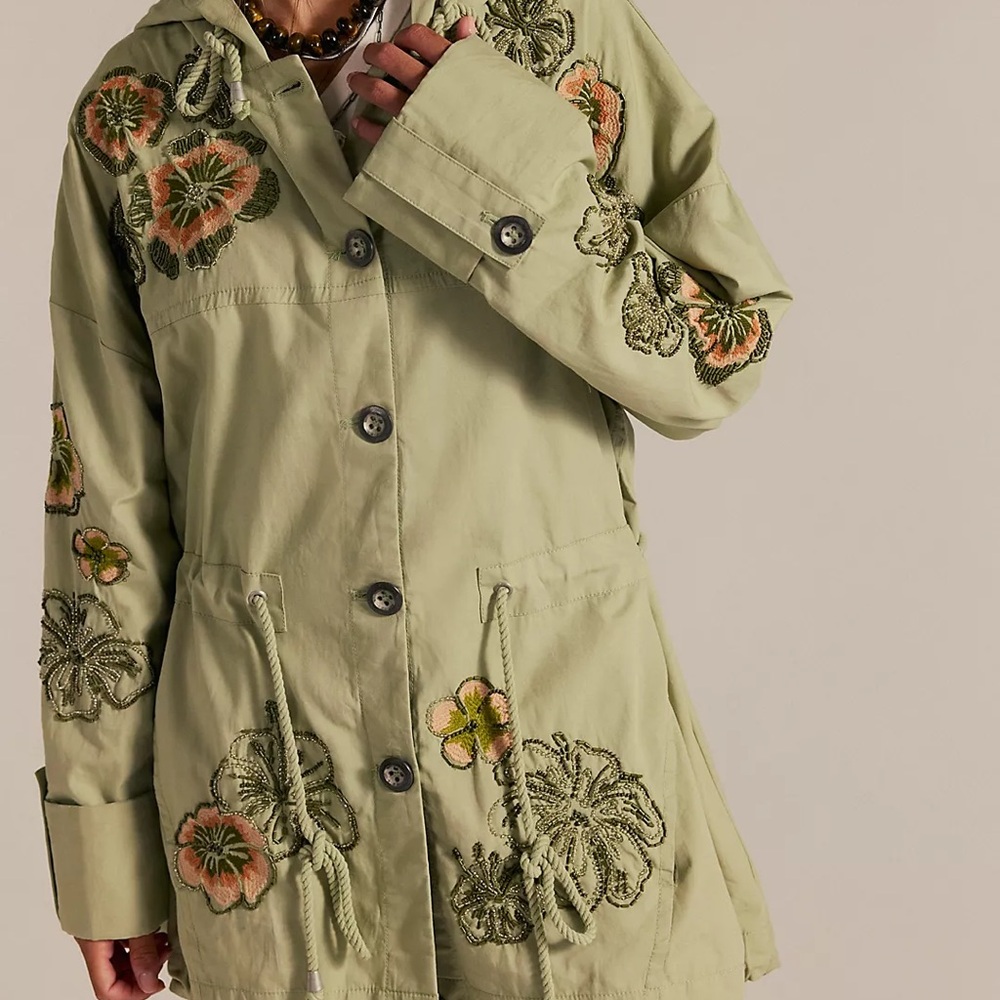 NEW $328 Free People We The Free Davy Jones Parka Jacket XL - Picture 4 of 5